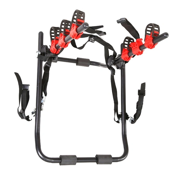 Household Bike Rack Sedan Outdoor Travel Steel 3 Bicycle Car Rack Hitch 3 Bikes