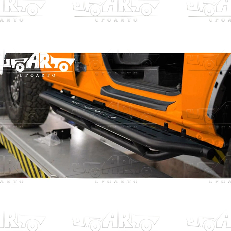 Carbon Fiber Gloss Black Side Running Board Nerf Bar for Ford Bronco 4 Door 2021+