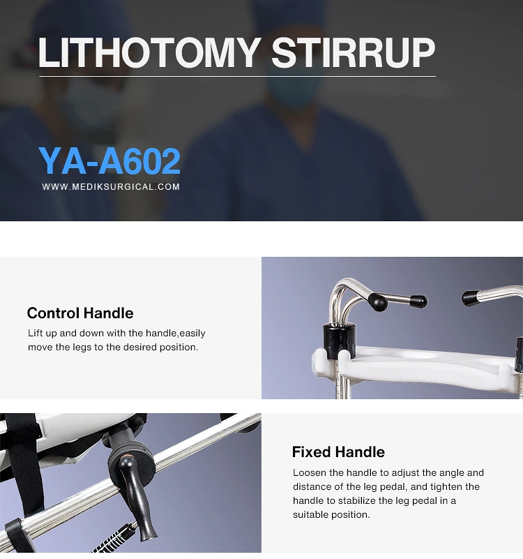 Ya-A602 Medical Surgical Instrument Lithotomy Stirrups Gynecologist Stirrups