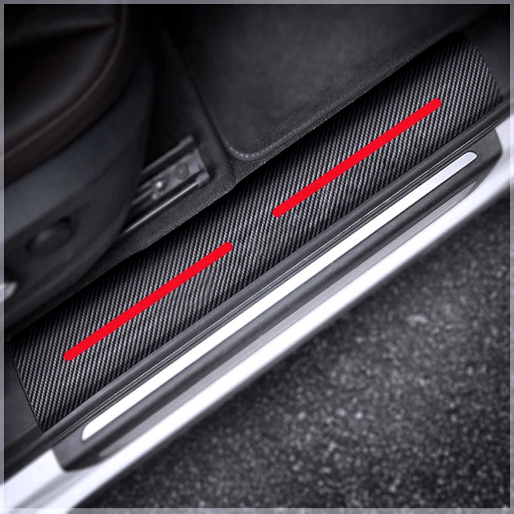 Car Threshold Bar Anti-Scratch Door Border Collision Sticker General Welcome Pedal Decoration Anti-Trampling Car Modification