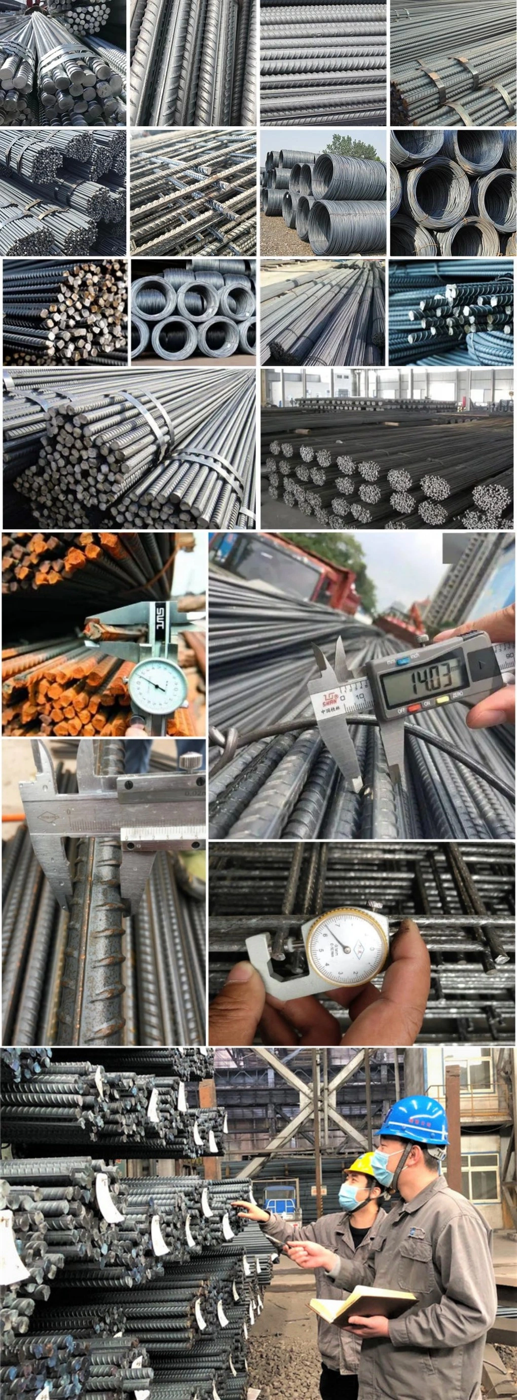 Hot Rolled HRB500 Hrb600 Deformed Reinforcing Low Carbon Iron Rod Steel Rebar