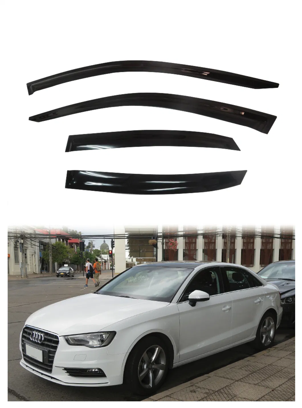 for Audi A3 Sedan (2021) Window Visor Rain Guard