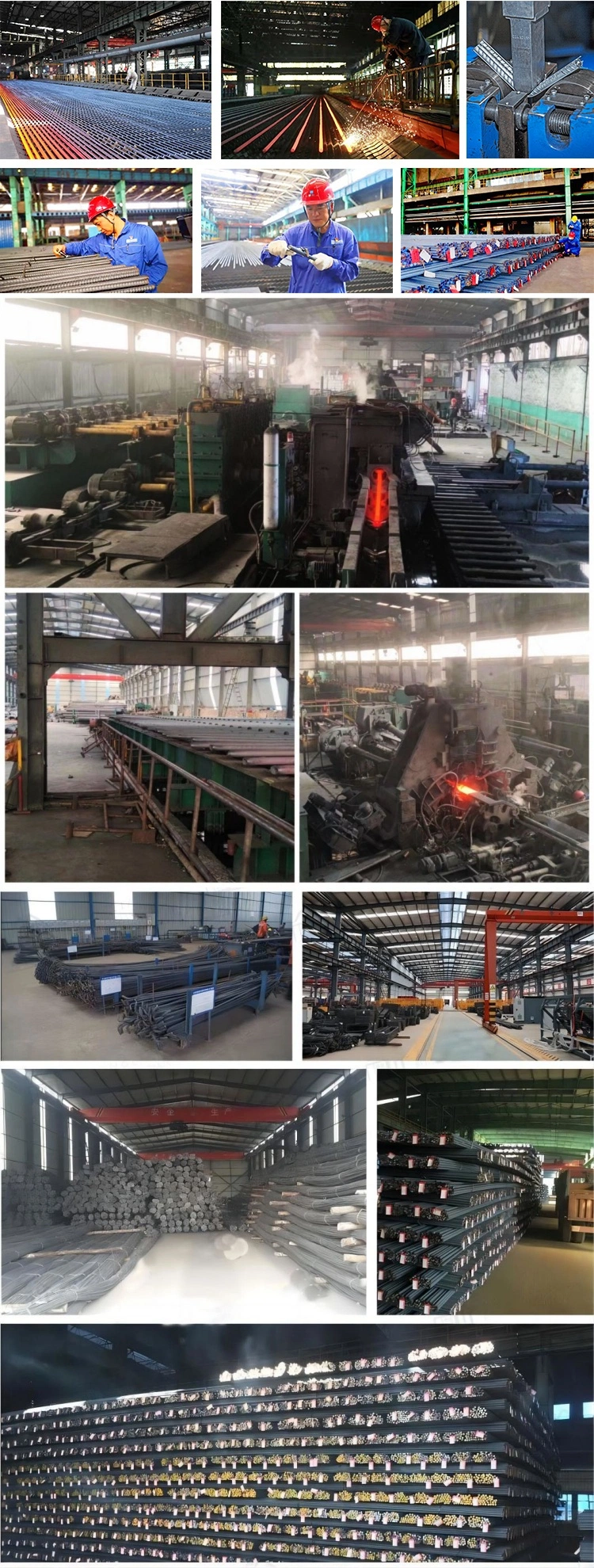 Bar Iron Rod Welding Origin Cutting Hrb Grade Deformed Carbon Steel Rebar