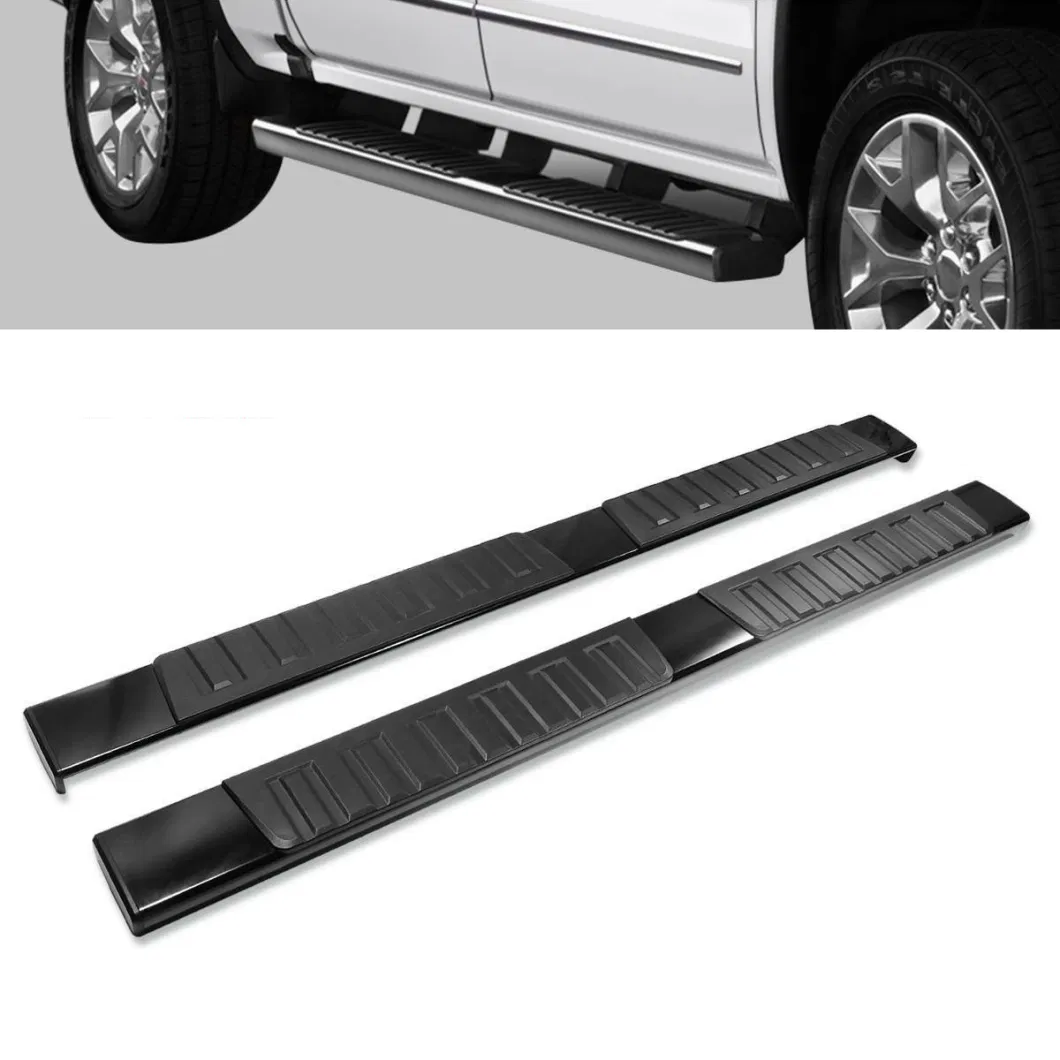 Running Board for 19+ Dodge RAM1500 Crew Cab|Black Aluminum Alloy + ABS