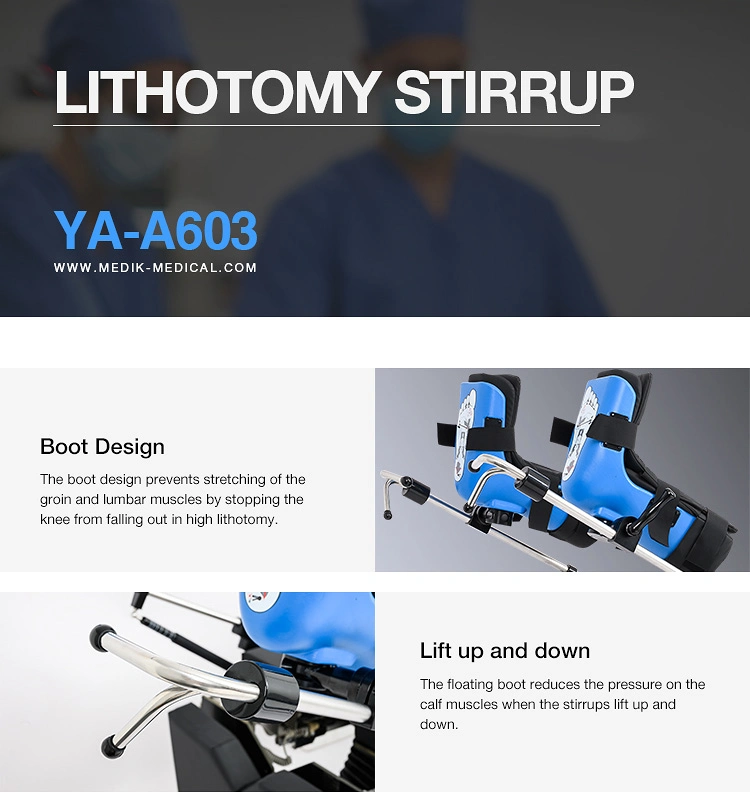 Medical Lithotomy Stirrup Surgy Position Used Compensated Leg Holders Surgical or Table Stirrups Gynecology Leg Supports