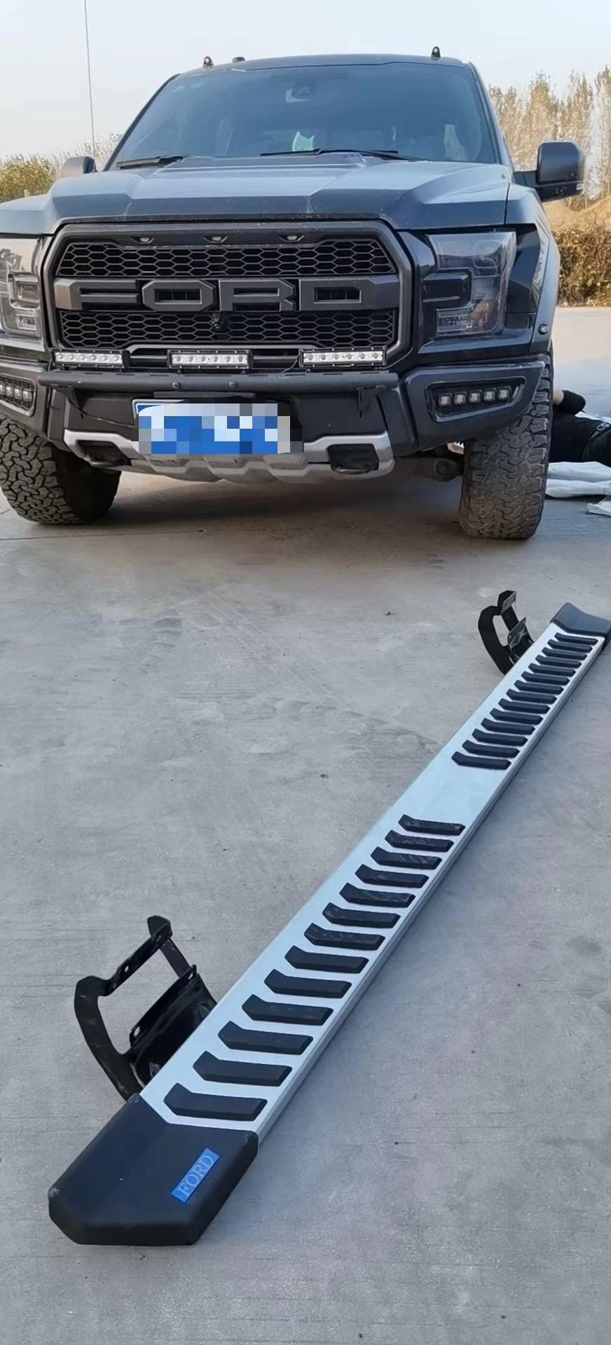 Aluminium Side Steps for 2015+ Ford Raptor F150