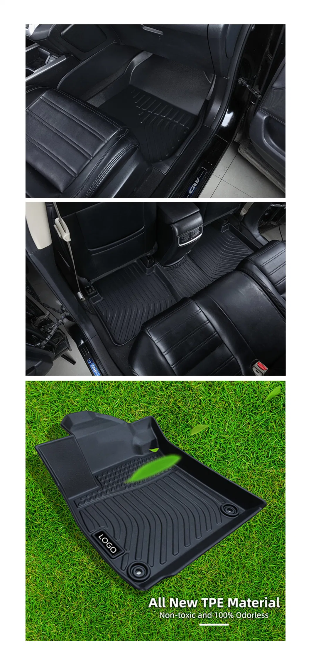 EVA Car Mats 3D TPE Car Floor Mats for I-Suzu Dmax Mux