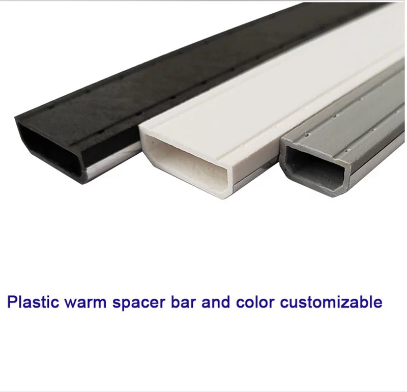 New Copound Sealing Warm Edge Double Glazing PVC and Steel Spacer Bar