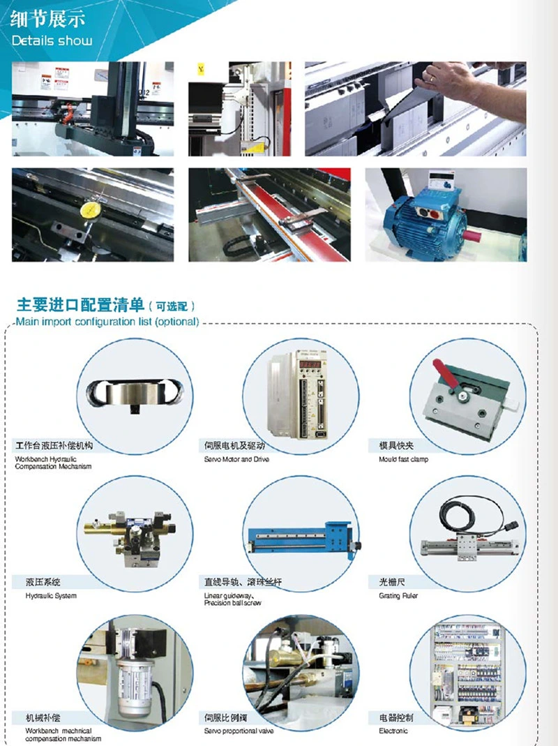 China Factory Nc Controller Use Holland Delem with Multi-Languages Press Brake Machine