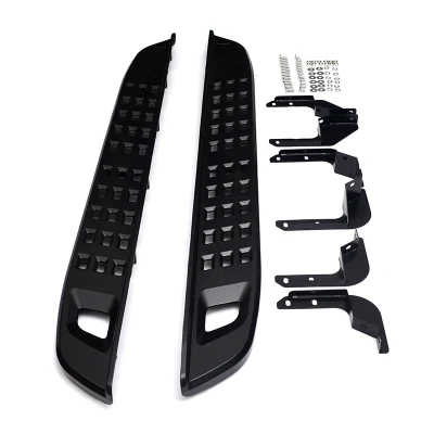 Predellino laterale per running board in acciaio Balck per Raptor