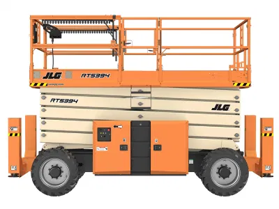 Piattaforma di lavoro aerea off Road alimentata con motore Jlg 16,2 m.