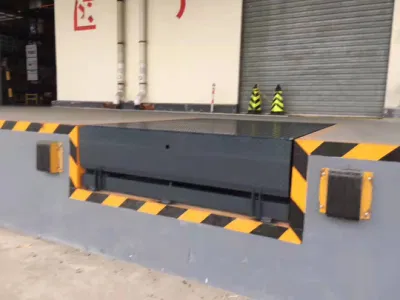 Piano di carico meccanico livellatore motorizzato idraulico barra di sollevamento / fisso Piattaforma di sollevamento rampa carrelli elevatori