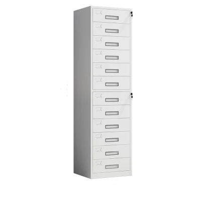 Cassetti in acciaio A4 Mobili per ufficio verticali in metallo 10 cassetti File Cabinet