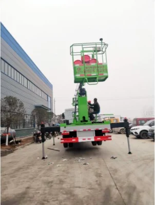 Dongfeng 4X2 4X4 14m braccio telescopico scaletta aerea funzionante Veicolo per uso ad altitudini elevate costruttore di carrelli