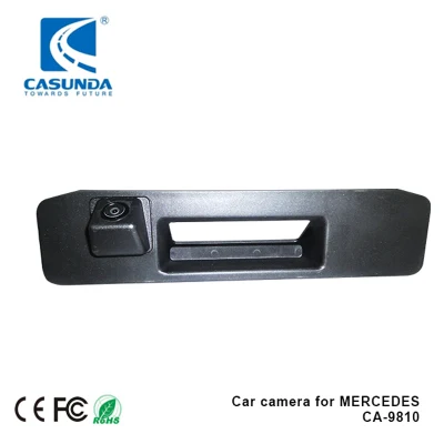 Telecamera retromarcia con maniglia del bagagliaio per Mercedes Benz A Cla Gla Glc Gle M/ml Gl/GLS GLK-Class Vito con Telecamera cruscotto per linea di parcheggio