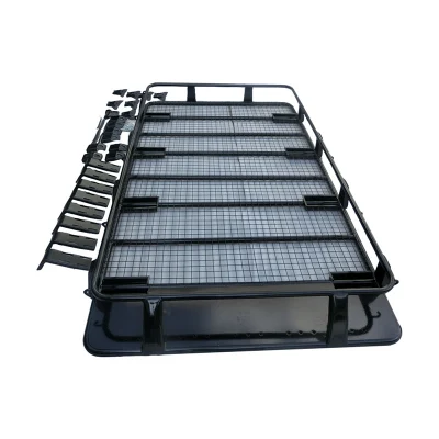 Bicicletta piatta in acciaio SUV Offroad universale personalizzata ferro usato Staffe per bagagli in alluminio 4X4 con tetto rigido, per auto
