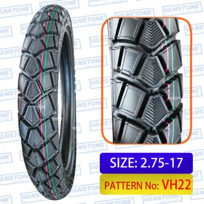 Pneumatico per motociclette 2.75-17 pneumatico senza tubo di alta qualità 48% di sconto sulla strada Pneumatico