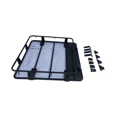 Bicicletta piatta in acciaio SUV Offroad universale personalizzata ferro usato Staffe per bagagli in alluminio 4X4 con tetto rigido, per auto