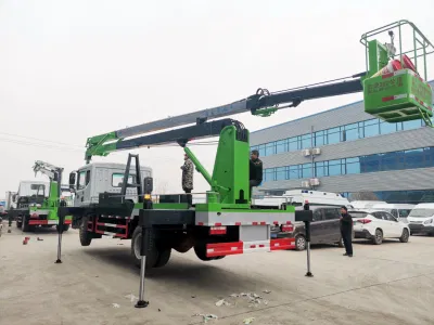 Dongfeng 4X2 4X4 14m braccio telescopico scaletta aerea funzionante Veicolo per uso ad altitudini elevate costruttore di carrelli