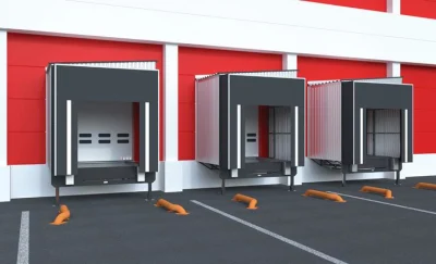  Piano di carico meccanico livellatore motorizzato idraulico barra di sollevamento / fisso Piattaforma di sollevamento rampa carrelli elevatori