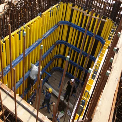 Acciaio Formwork calcestruzzo Construction albero piattaforma a trave per colata di calcestruzzo Di alberi edifici alti