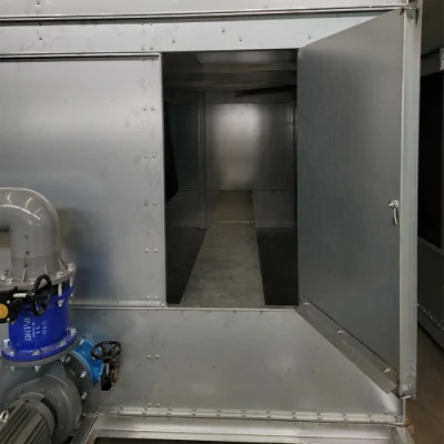 Condotto di manutenzione all&prime;interno del refrigeratore d&prime;acqua chiuso Torre di raffreddamento a flusso combinato