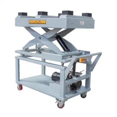 Piattaforma di sollevamento del gruppo batterie EV pneumatico ed elettrico da 1500 kg con Altezza di sollevamento massima 1720 mm
