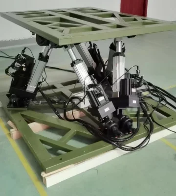  Piattaforma di test per la simulazione delle vibrazioni a sei gradi di libertà