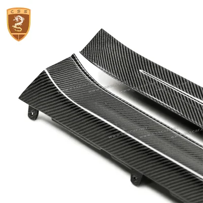 Nuovi scalini laterali in fibra di carbonio per Nissan GTR R35 Accessori per la modifica del pedale laterale dell&prime;auto