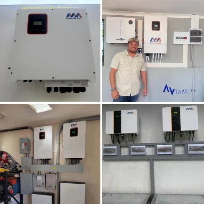 Inverter di stoccaggio ibridi solari Megarevo 5kw 6kw 8kw 10kw 12kw Per la casa