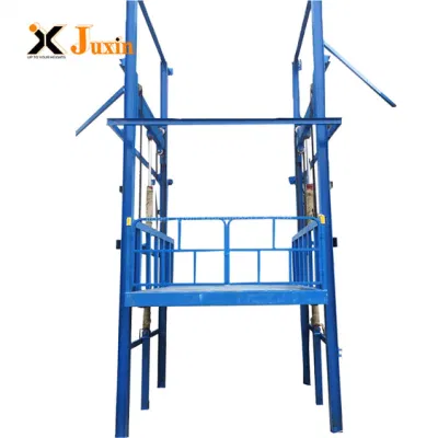  Quattro guide elevatore di sollevamento del carico idraulico piattaforma di sollevamento del carico per Fabbrica