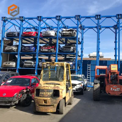 Impilatore verticale ad azionamento idraulico, piattaforma di parcheggio per auto compatta