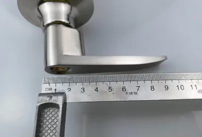 Privacy tubolare Matt quadrate leve di passaggio leva maniglia lato WC Maniglia per serratura porta bagno