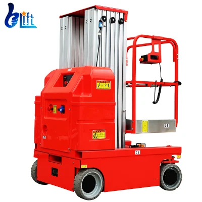 Sollevatore mobile elettrico autoelevatore a doppio montante in alluminio Piattaforma 7m 9m 11m