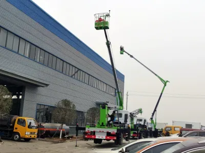 Dongfeng 4X2 4X4 14m braccio telescopico scaletta aerea funzionante Veicolo per uso ad altitudini elevate costruttore di carrelli
