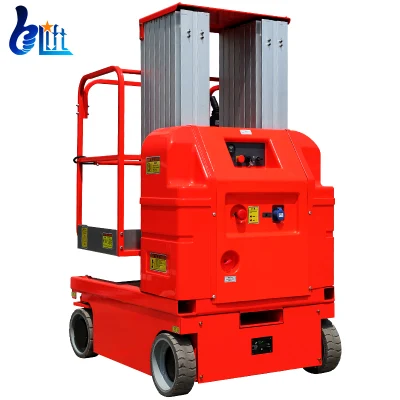 Sollevatore mobile elettrico autoelevatore a doppio montante in alluminio Piattaforma 7m 9m 11m