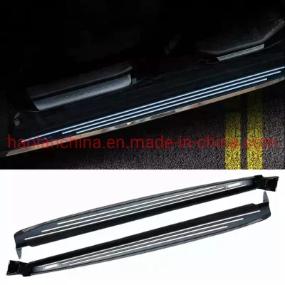 Tavole running con gradino laterale in alluminio per Toyota Highlander 2015+