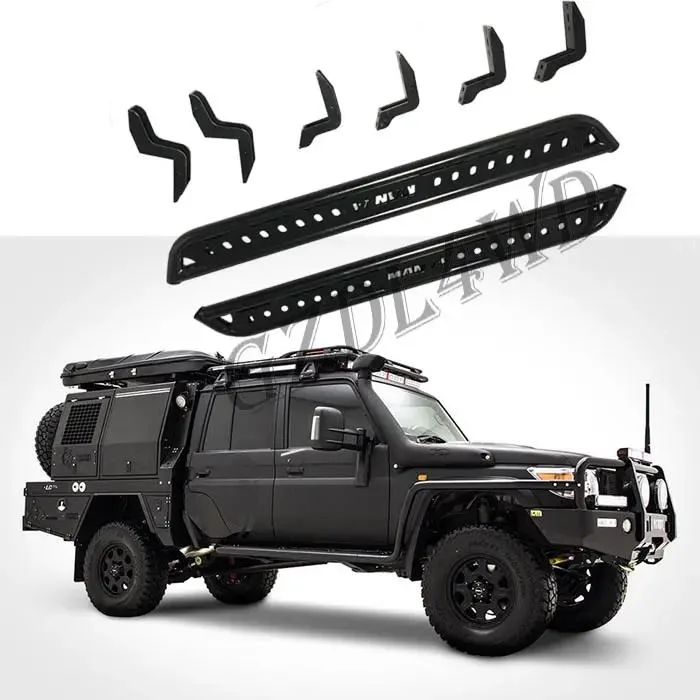 Gzdl4wd Auto Exterior Accessories Fixed Offroad Footstep Side Car Running Board Step for Land Cruiser79 LC79