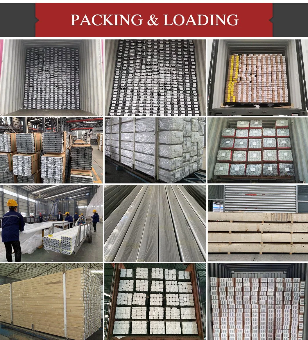 Pure Material Exhibition Show Export Standard Package Avoid Damage Aluminium Profile Aluminum Extrusion