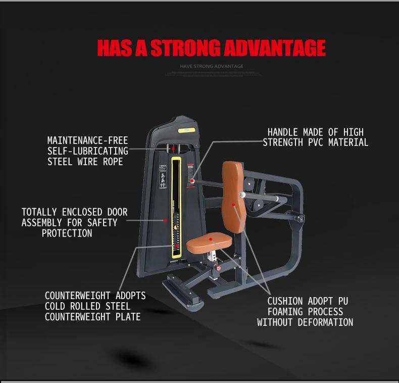 Multifunction Bodybuilding Fitness Equipment Discovery / Fitness Machine Seated DIP