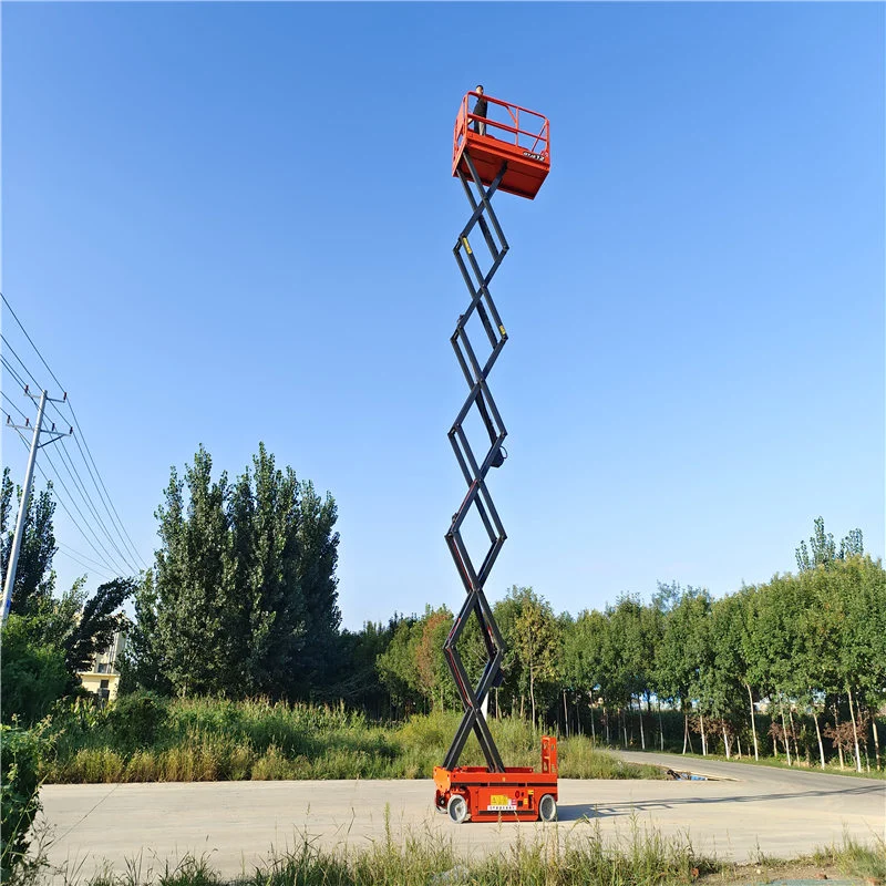 Hot Sale Automatic Hydraulic Aerial Work Scissor Lift Work Table Lift Mesa Elevadora Portable Lift Platform