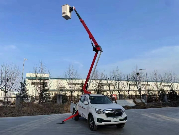 Pickup Truck Lifting Platform Aerial Operating Vehicle Telescopic Boom Car Lifting Platform