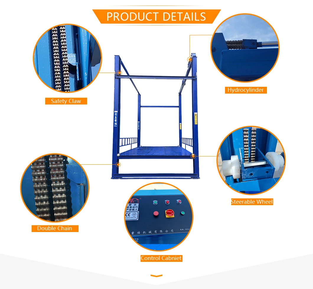 CE Approved Hydraulic 4 Post Car Lifting Platform