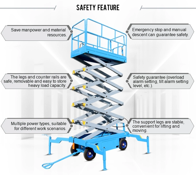 2024 Mobile Hydraulic Lifter Vertical Aerial Platform for Automatic Lifting