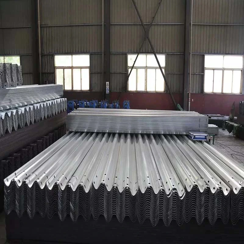 Galvanized Highway Guardrail Traffic Road Collision Guardrail Passage Steel Column