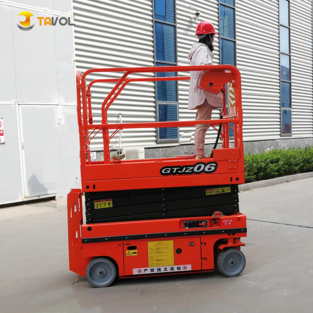 6m 8m 10m 12m 14m Self Propelled Scissor Lift Platform for Aerial Work