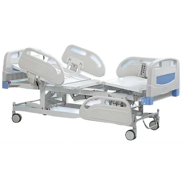Bef01 Movable Steel Bedboard Central Locking Wheel ABS Headboard/Foot Board 5-Function Hospital Medical Electric Nursing Bed