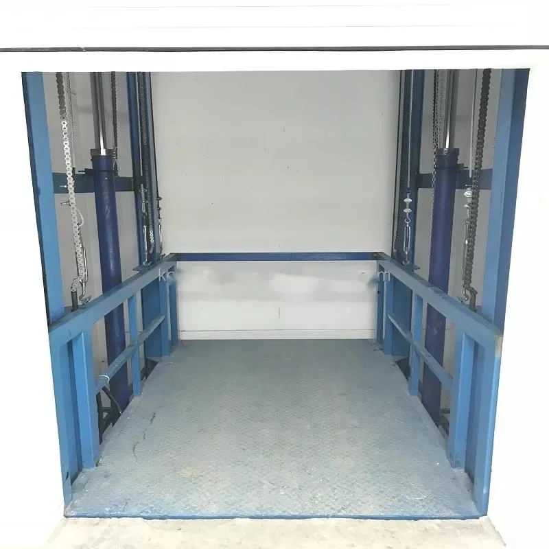 Industrial 2000kg Electric Cargo Lift Platform for Warehouse Hydraulic Cargo Platform Lift Without Shaft