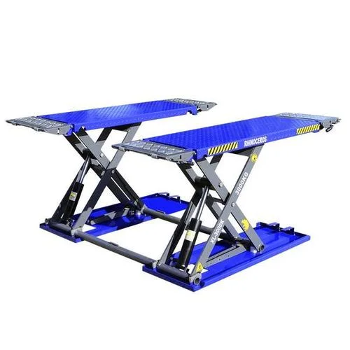 Customized Scissor Type 1.5t Car Lift Platform with 2 Ports