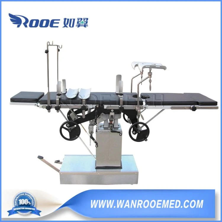 Aot3001A/Ba Side Controlled Multi-Purpose Medical Manual Hydraulic Operation Table for Orthopedics, Gynecology, Surgery